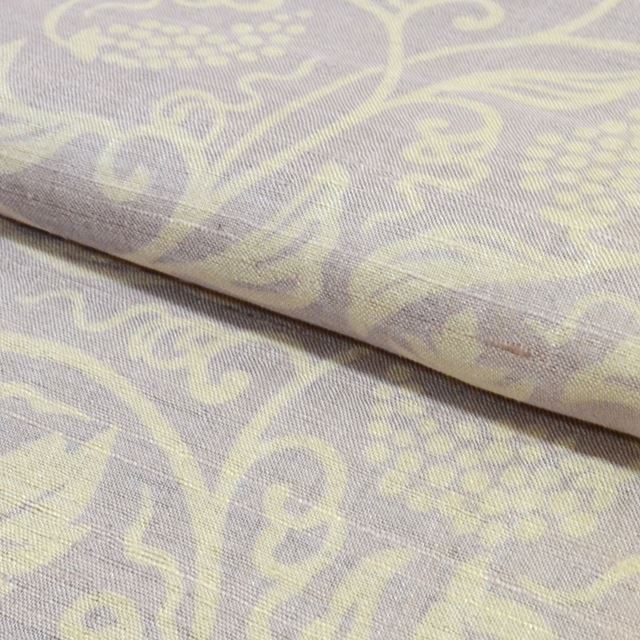 Vintage Japanese Kimono | Tsumugi | White Purple Silk | Grape Pattern | Excellent | Size M | Sustainable | ss1542b
