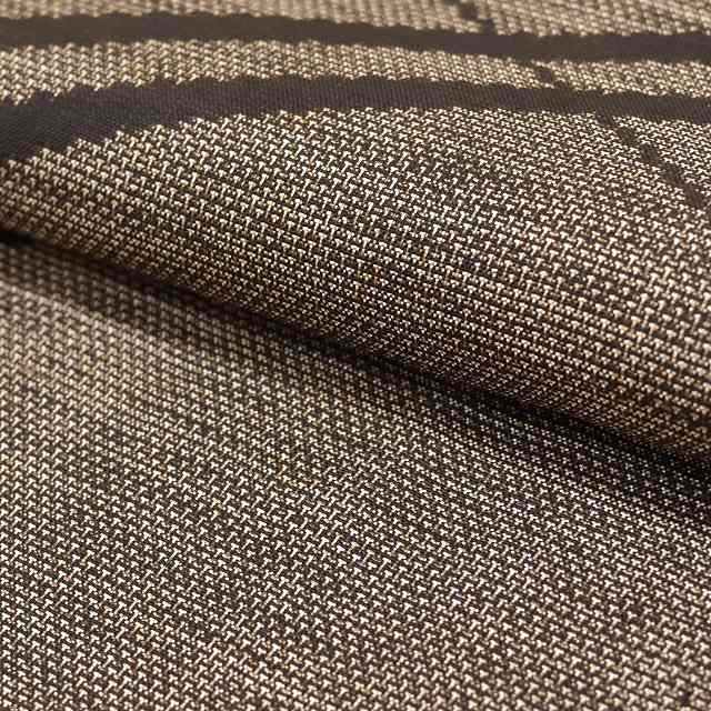 Vintage Japanese Kimono | Oshima Tsumugi | Brown Silk | Floral Diamond | Mud-dyed | 9-thread | Dry-cleaned | Sustainable | ssc1212a20