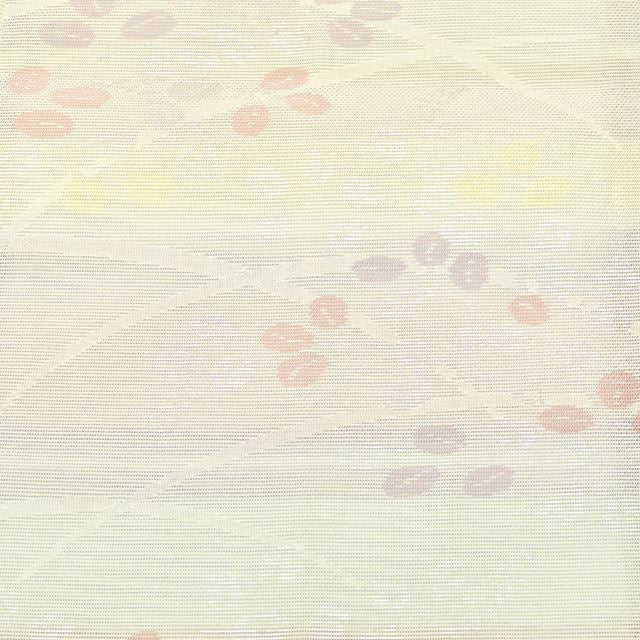 Vintage Japanese Obi | Summer Kyo-Bukuro Obi | Green Synthetic | Hagi Pattern | Ro Open Weave | Silver Thread | Sustainable | tt0830b