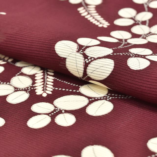 Vintage Japanese Kimono | Summer Komon | Purple Silk | Hagi Pattern | Ro Open Weave | Unused | Size M | Sustainable | tt0840b