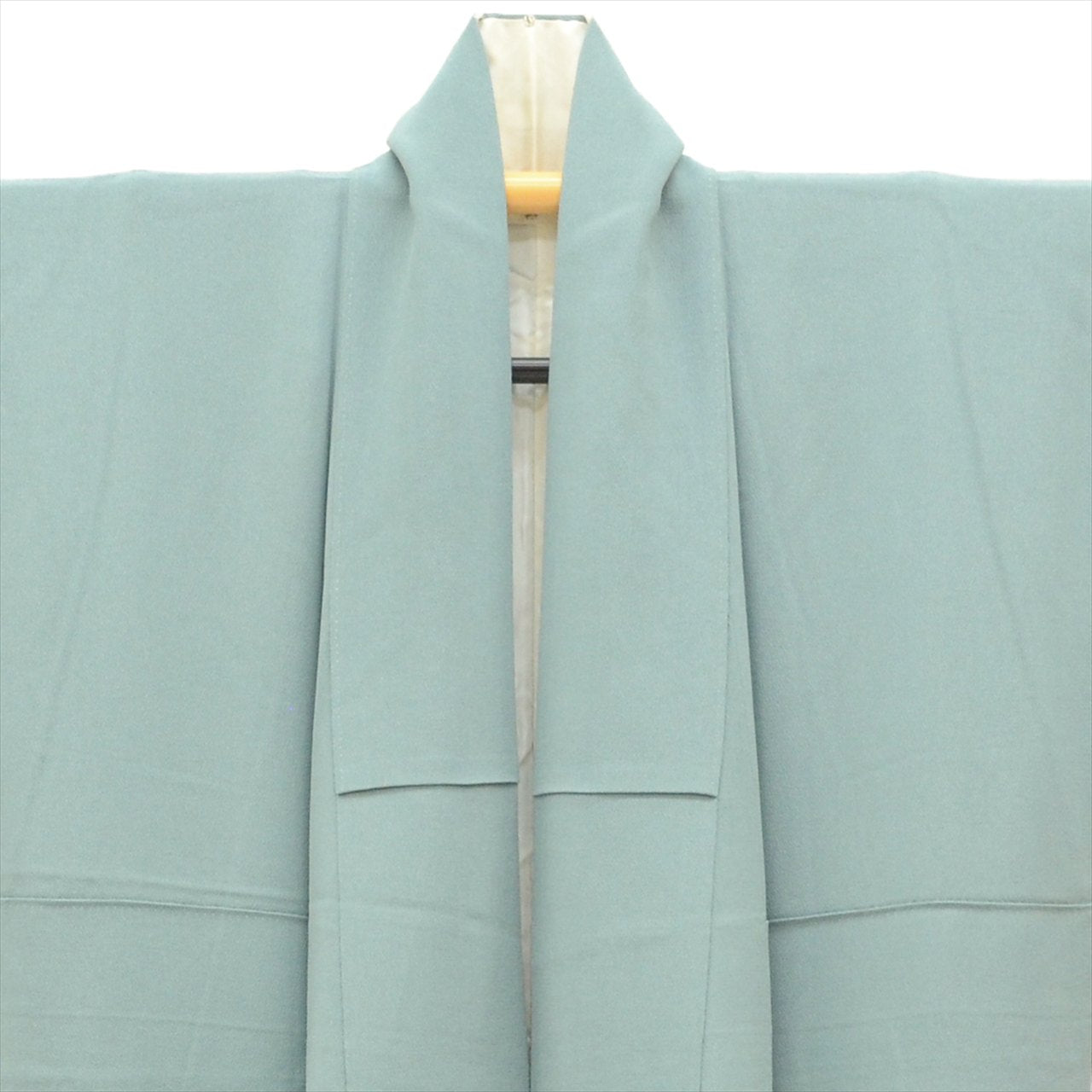 Vintage Japanese Kimono | Tsukesage | Green Silk | Reed Grass Rabbit | Matsuo Kouryu Artist | One Crest | Size L | Sustainable | tt1057b