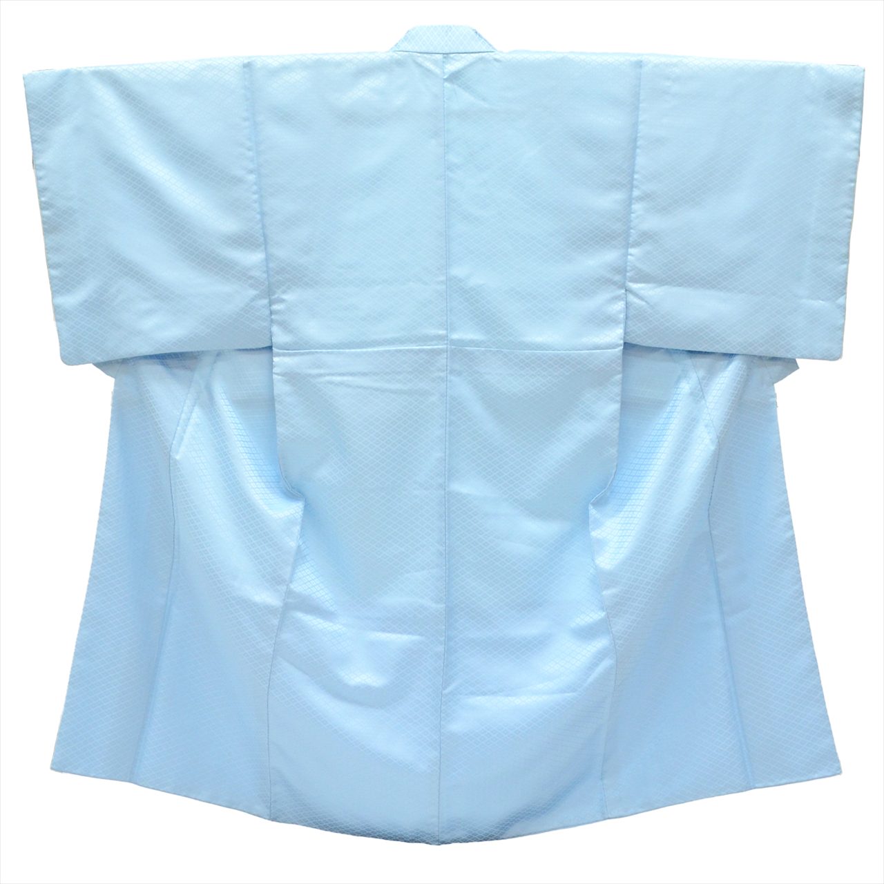 Vintage Japanese Hakama | Men's Montsuki Hakama Full Set | Blue Synthetic | Five Crests | Men's Size M | Sustainable | tt1131b