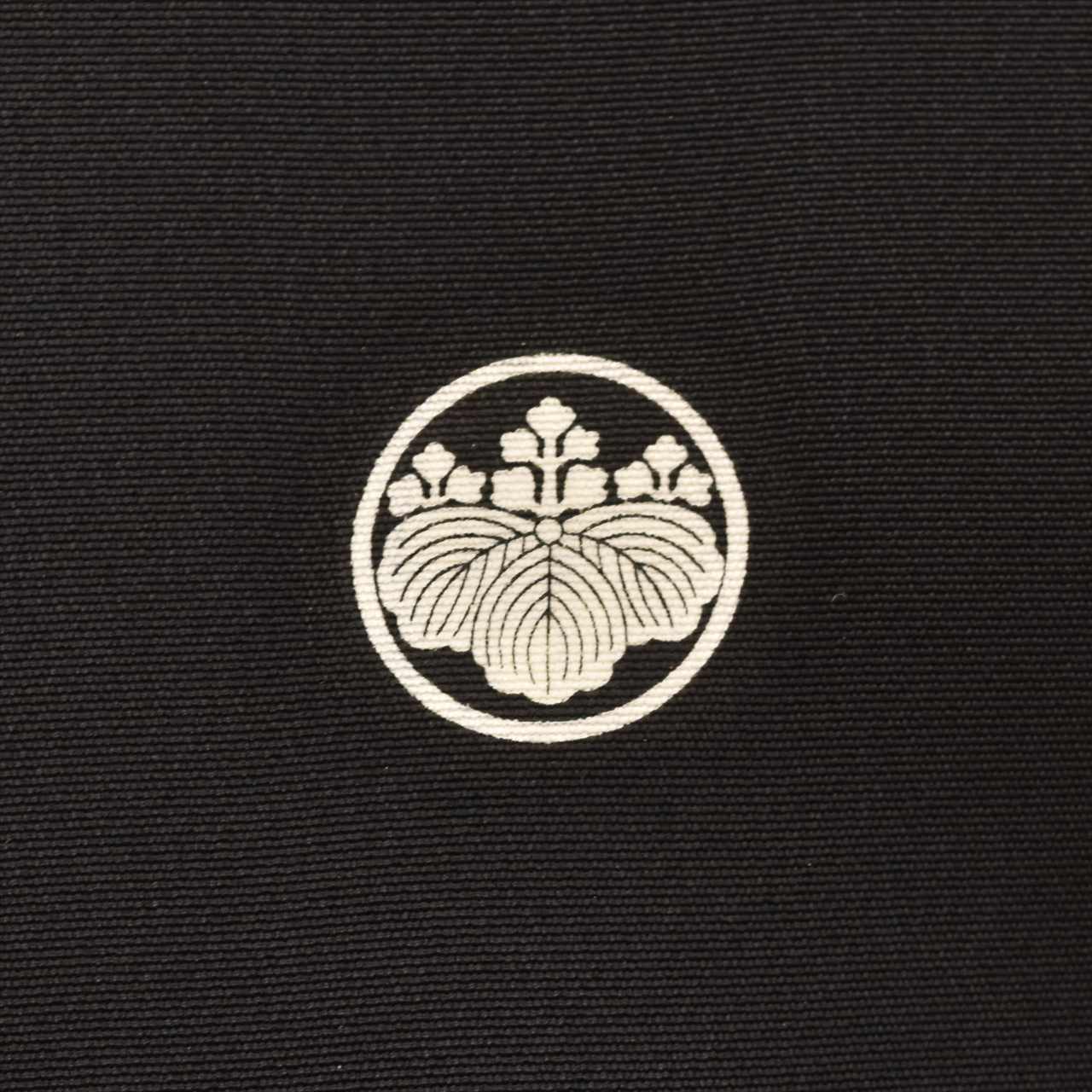 Vintage Japanese Obi | Kuro-Tomesode & Fukuro Obi Set | Black Silk | Phoenix Floral | Five Crests | With Accessories | Sustainable | tt1195b