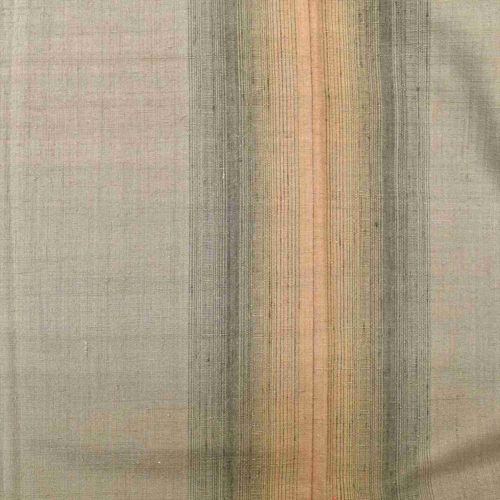 [Used] Yuki Tsumugi Kimono, Pure Silk, Recycled, Length 157cm (M), Sleeve Length 65.5cm, Ready-made, Gray, Striped Pattern [Tsumugi, Tsumugi Kimono, Recycled Tsumugi, Pure Silk, Lined, Tsumugi, Reuse, Vintage, Outlet, Free Shipping] tt1550b 