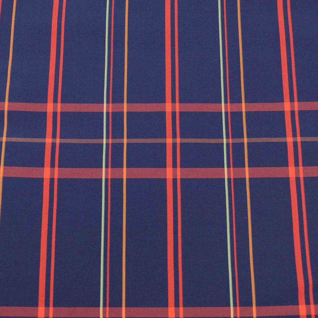 [Used] Recycled Kimono, Silk Kimono, Michiyuki Coat (Oshima Tsumugi style), Length 160.5cm (M), Sleeve Length 64.5cm, Ensemble, Synthetic Fiber, Navy Blue, Checkered Pattern, High Quality, Semi-Formal, Spring, Summer, Autumn, Winter, Ready-made 