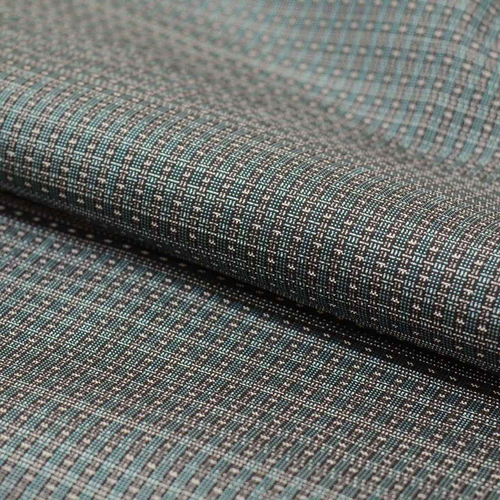 [Used] Men's Kimono and Haori Set, Authentic Oshima Tsumugi Silk, Unused, Length 140.5cm (M), Sleeve Length 68cm, Recycled Kimono, Ready-made, Greenish, Weft Kasuri Pattern, Comes with Obi Belt and Haori Cord, Certificate of Authenticity, Men's tt2456b 