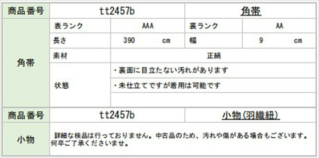 [Used] Men's Kimono and Haori Set Ensemble, Authentic Oshima Tsumugi Silk, Handwoven, Unused, Length 146cm (L), Sleeve Length 68.5cm, Navy Blue, Tortoiseshell Pattern, Comes with Obi Belt and Haori Cord, Men's, Certificate of Authenticity tt2457b 