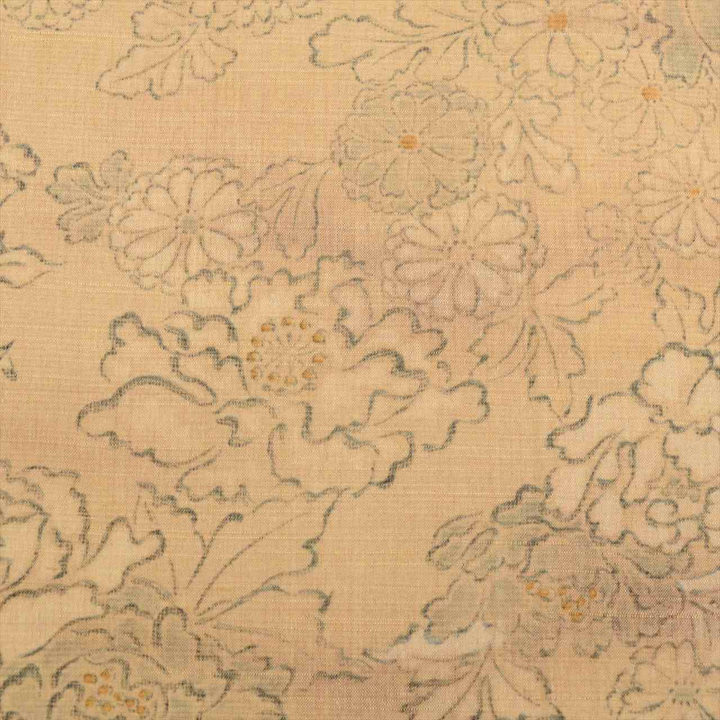 [Used] Tsumugi Silk Kimono, Lined, Length 151.7cm (59.7in) (Size S), Sleeve Length 62.5cm (24.6in), Ready-made, Recycled Kimono, Excellent Condition, Brown with Floral Pattern, tt2677b 