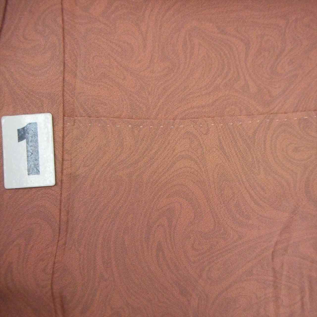 [Used] Komon (small patterned) recycled kimono, pure silk, lined, length 160.0cm (63.0in) (size M), sleeve length 67.0cm (26.4in), pinkish color, suminagashi (marbled ink pattern), high quality, semi-formal, spring, summer, autumn, winter, ready-made. 
