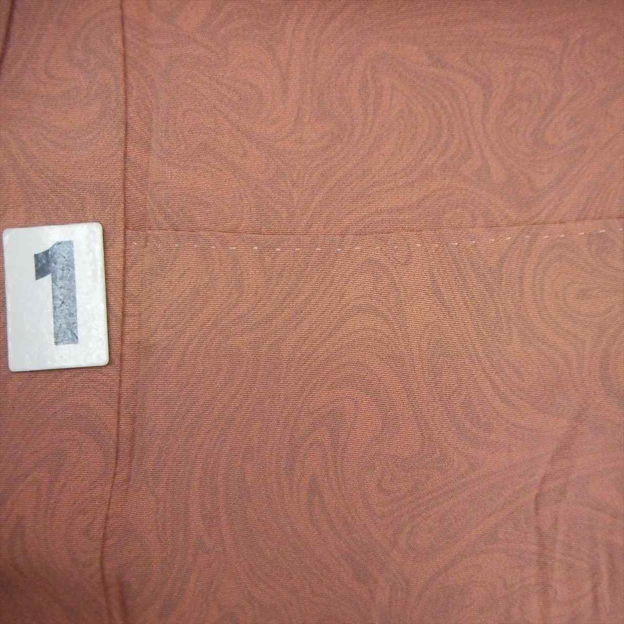 [Used] Komon (small patterned) recycled kimono, pure silk, lined, length 160.0cm (63.0in) (size M), sleeve length 67.0cm (26.4in), pinkish color, suminagashi (marbled ink pattern), high quality, semi-formal, spring, summer, autumn, winter, ready-made. 