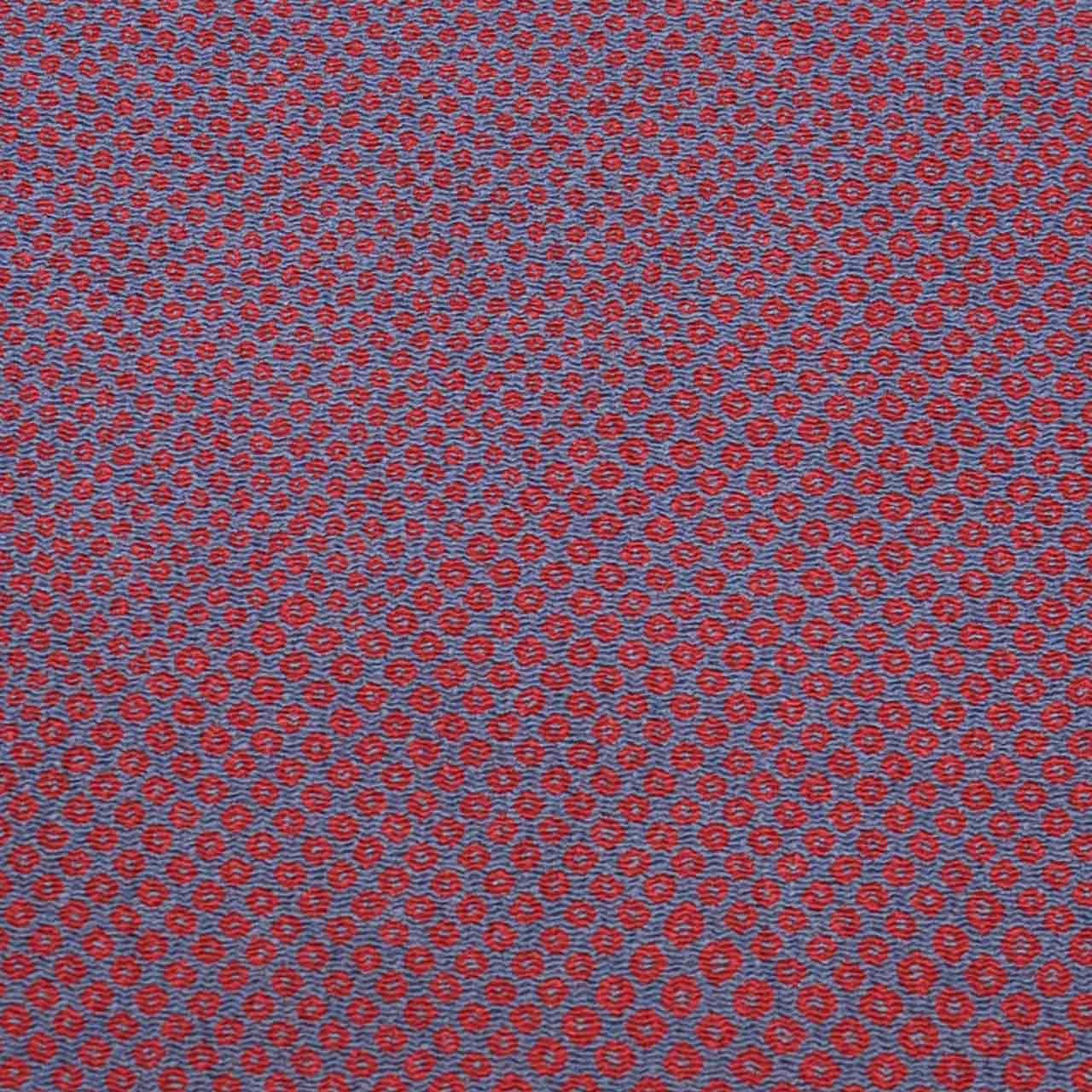 [Used] Komon (small patterned) recycled kimono, pure silk, length 154.5cm (size S), sleeve length 64cm, lined, used kimono, purple tones, kanoko pattern, crepe fabric, high quality, semi-formal, spring, summer, autumn, winter, ready-made. 