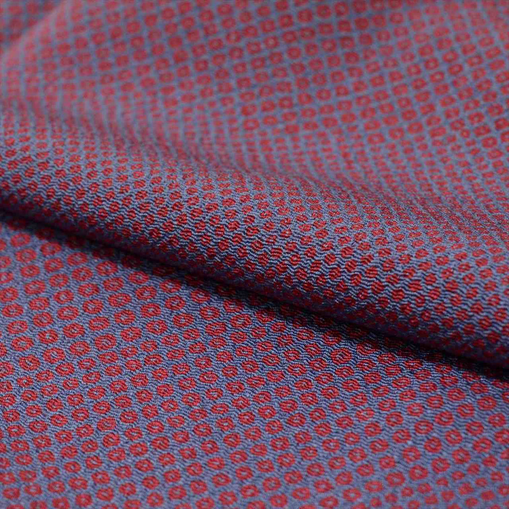 [Used] Komon (small patterned) recycled kimono, pure silk, length 154.5cm (size S), sleeve length 64cm, lined, used kimono, purple tones, kanoko pattern, crepe fabric, high quality, semi-formal, spring, summer, autumn, winter, ready-made. 
