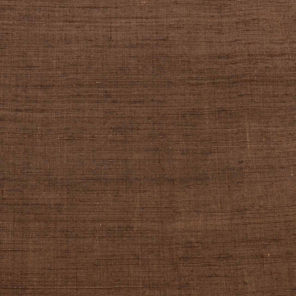 [Used] Men's Kimono and Haori Ensemble, Authentic Shiozawa Tsumugi Silk, Length 142.5cm (56.1in) (M), Sleeve Length 68.0cm (26.8in), Ready-made, Recycled Kimono, Handwoven, Cleaned, Antique, Brown, Comes with Obi and Haori Cord, ttc2560a40 