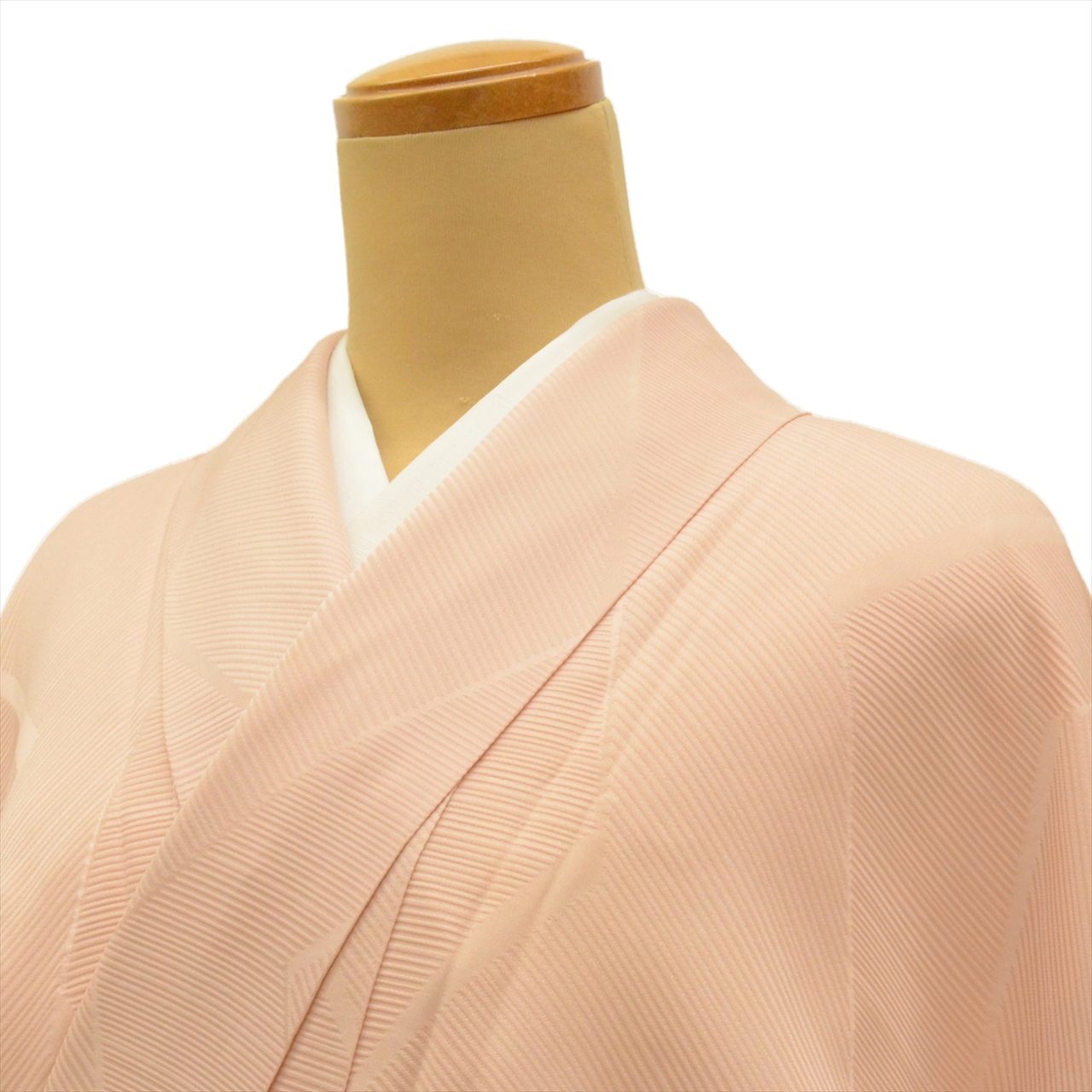 Vintage Japanese Kimono | Tsukesage | Pink Silk | Botanical Floral | Silver Thread | Petite Size S | Sustainable | uu0082b