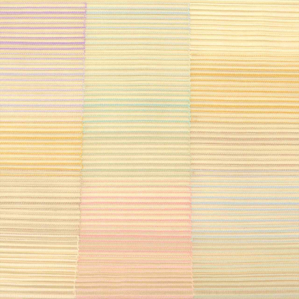 Vintage Japanese Obi | Summer Nagoya Obi | Beige Silk Ro | Bokashi Ombre | Eight-sun | Otaiko | Sustainable | uu0262b