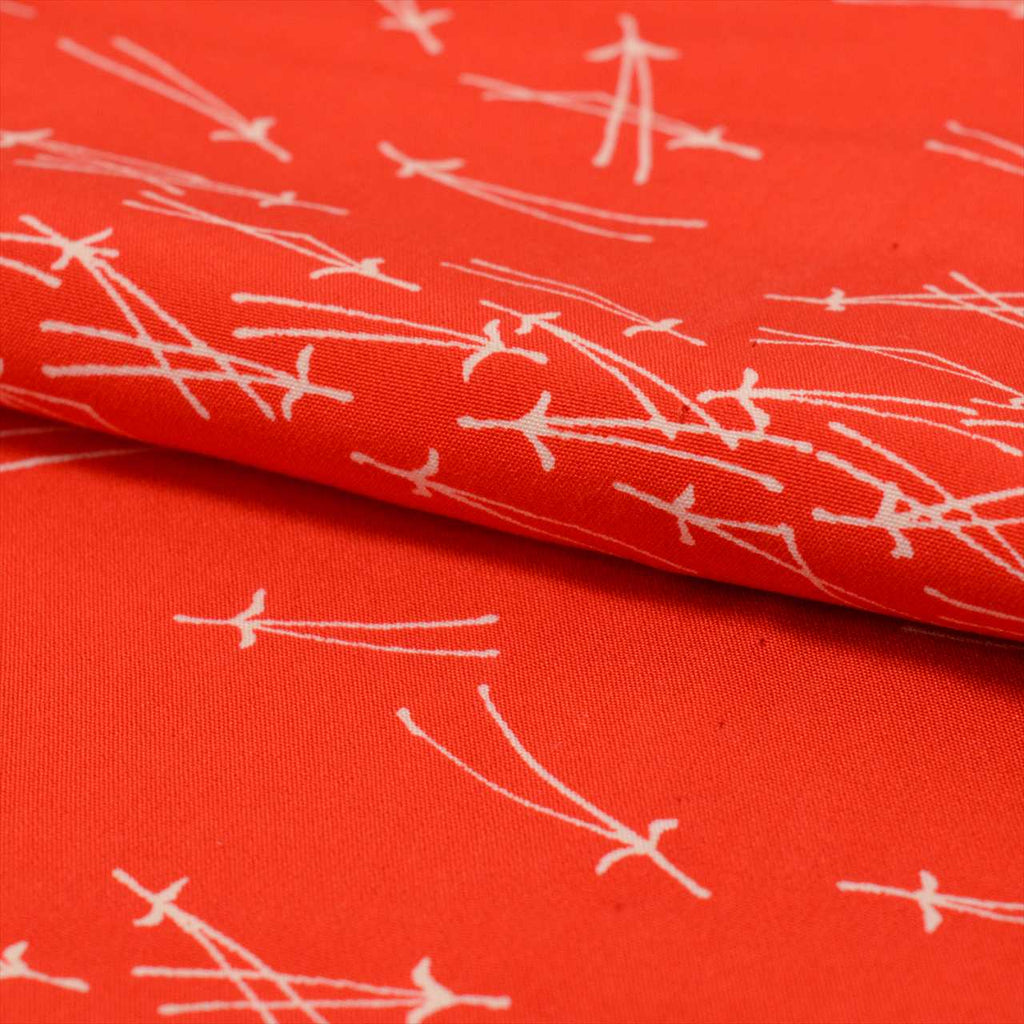 Vintage Japanese Kimono | Nagajuban | Red Silk | Pine Needle Pattern | Sleeve Muso | Sustainable | uu0303b