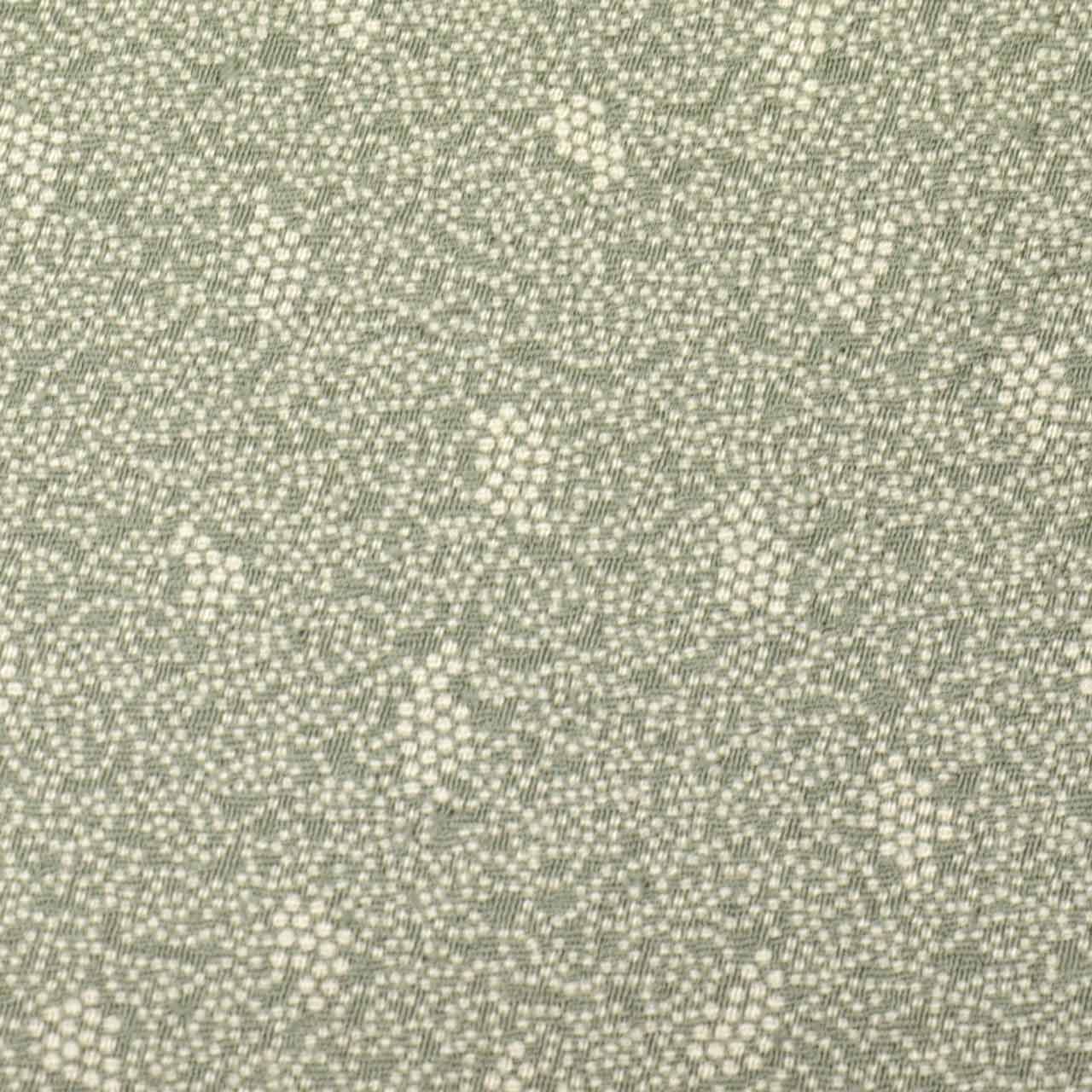 Vintage Japanese Kimono | Michiyuki Doyuki Coat | Green Silk | Grape Pattern | Edo Komon | Unused | Excellent | Sustainable | uu0323b