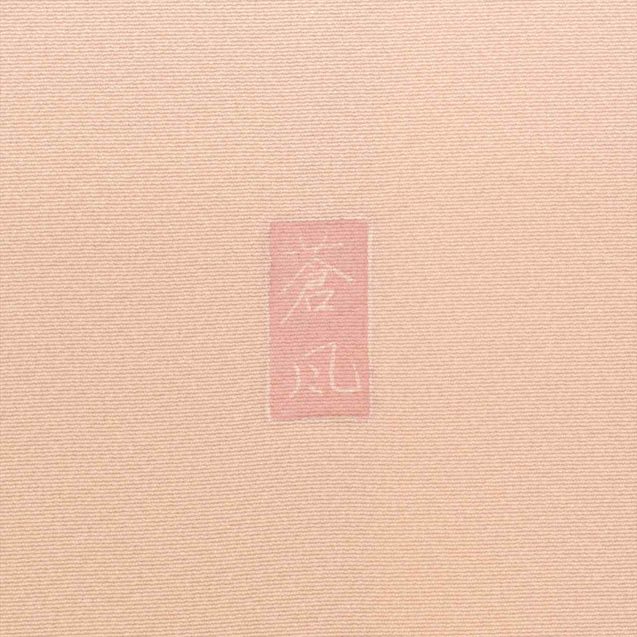 [Used] Recycled formal kimono, pure silk, lined, length 167.0cm (65.7in) (LL), sleeve length 68.4cm (26.9in), ready-made, recycled kimono, Okamura Sofu, pink, pine and flower pattern, Tokamachi Yuzen dyeing, with signature, hand-painted Yuzen, uu0405b 