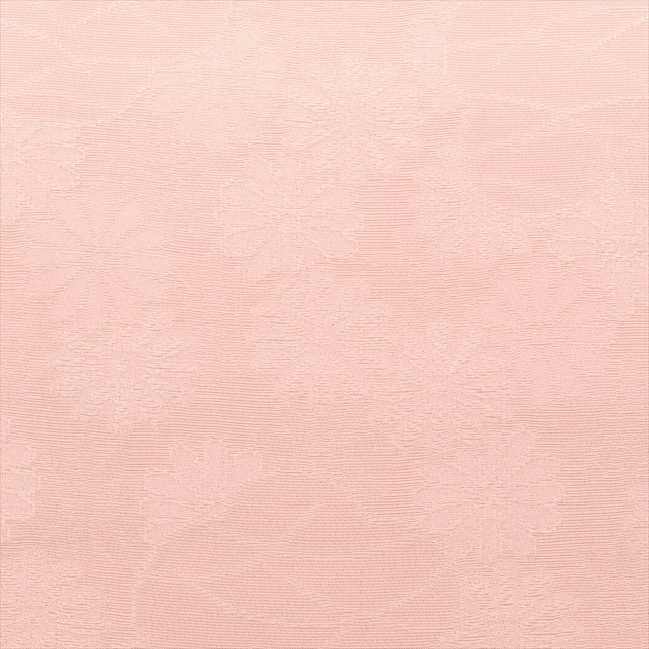 [Used] Plain-colored silk kimono, lined, ready-made, recycled kimono, length 159cm (size M), sleeve length 65cm, pinkish color, grass pattern, uu0446b, suitable for entrance ceremonies, graduation ceremonies, kindergarten entrance ceremonies. 