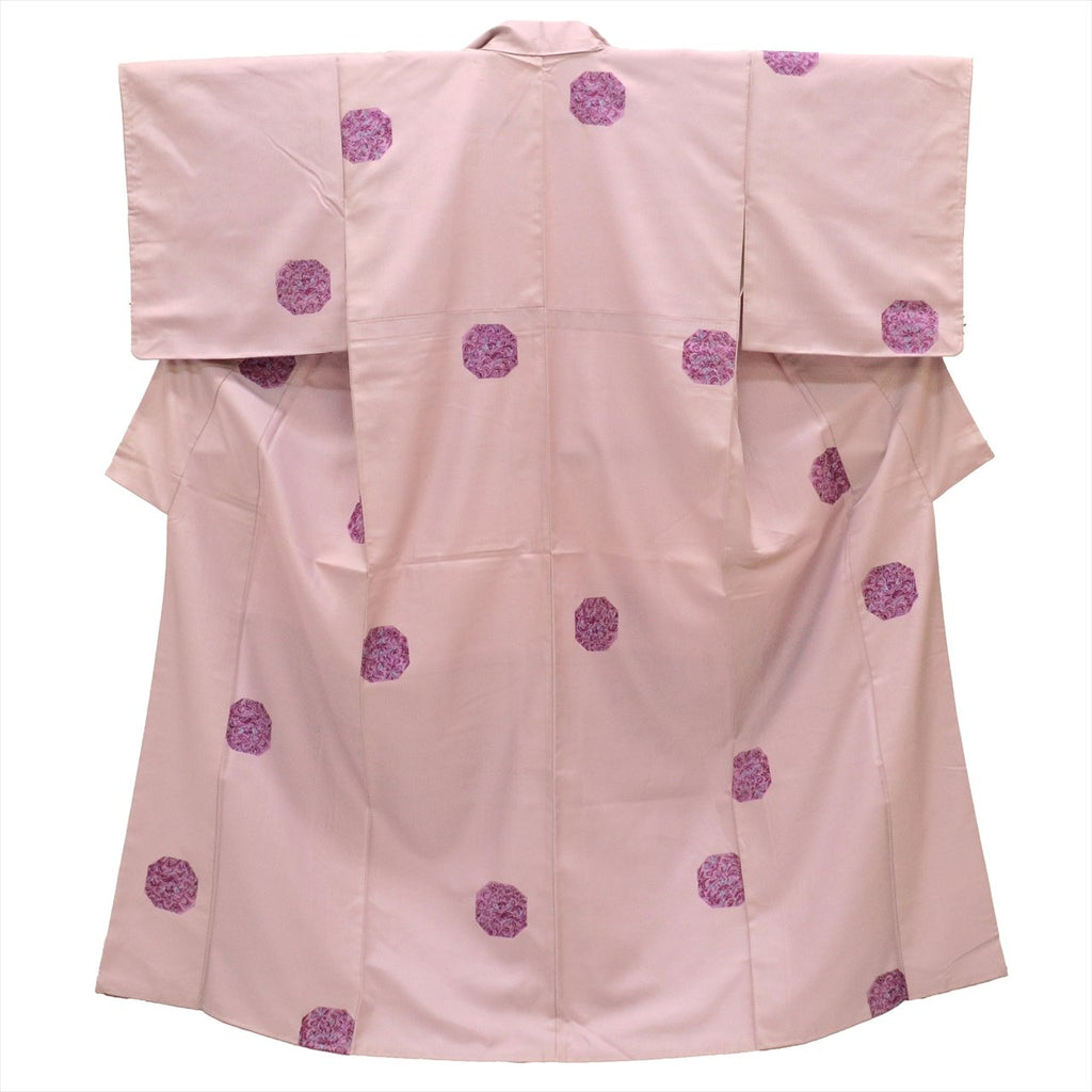 Vintage Japanese Kimono | Omeshi | Purple Silk | Floral Pattern | Petite Size S | Sustainable | uu0457b