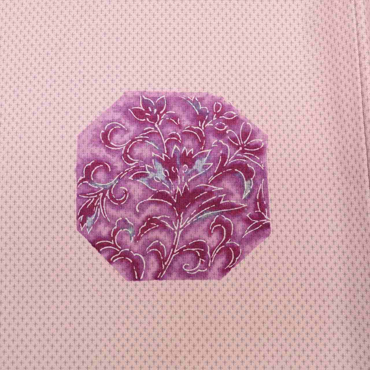 Vintage Japanese Kimono | Omeshi | Purple Silk | Floral Pattern | Petite Size S | Sustainable | uu0457b