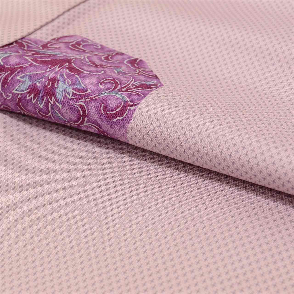 Vintage Japanese Kimono | Omeshi | Purple Silk | Floral Pattern | Petite Size S | Sustainable | uu0457b