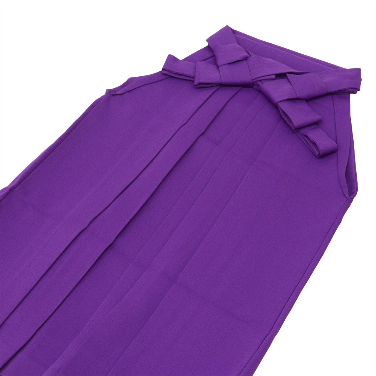 Vintage Japanese Hakama | Girl's Hakama | Purple Synthetic | Andon-style | Kids Size 120–127 cm Height | Sustainable | uu0491b