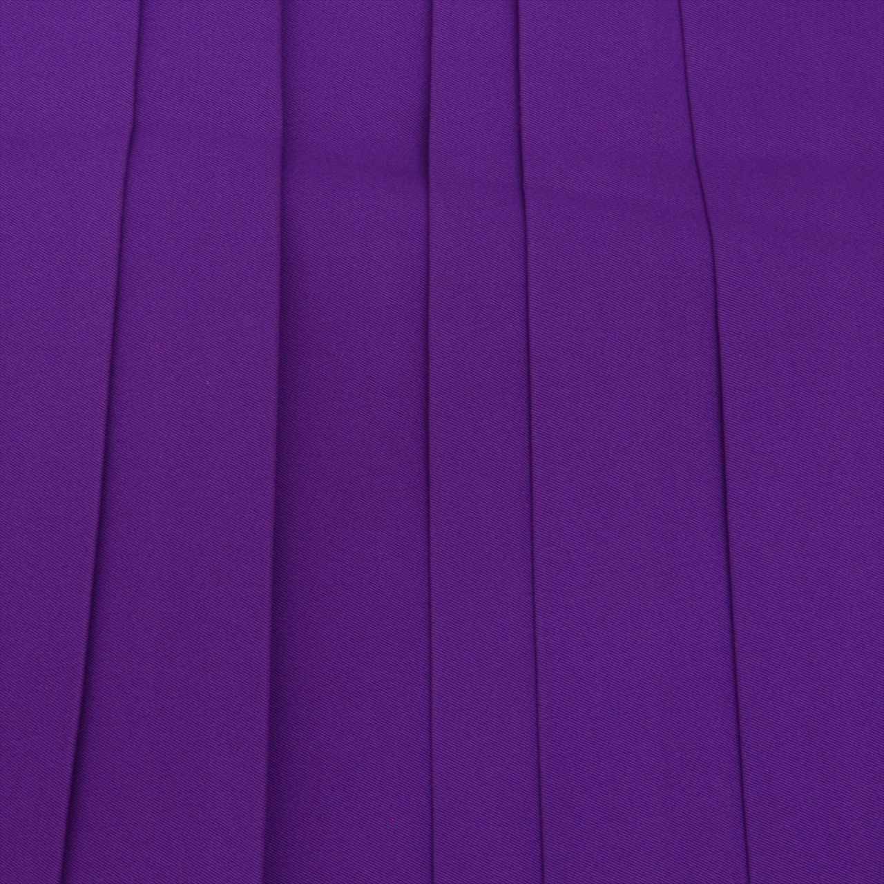 [Used] Girls' Hakama (Single Item), Recycled Kimono, Synthetic Fiber, Andon-style Hakama, 68.0cm (26.8in) from waist to hem, Purple, Plain, for Shichi-Go-San (7-5-3 Festival), Elementary School Student, Kimono, Hakama uu0491b 