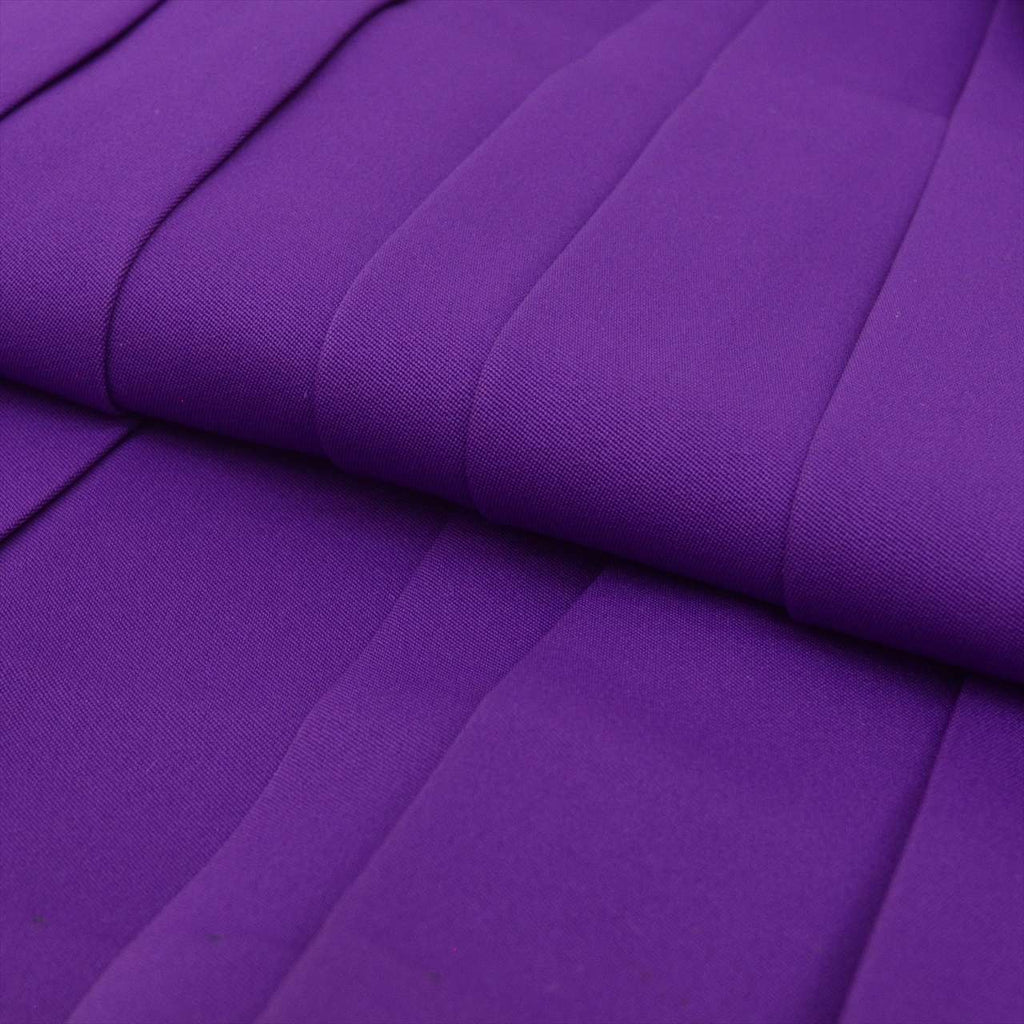 [Used] Girls' Hakama (Single Item), Recycled Kimono, Synthetic Fiber, Andon-style Hakama, 68.0cm (26.8in) from waist to hem, Purple, Plain, for Shichi-Go-San (7-5-3 Festival), Elementary School Student, Kimono, Hakama uu0491b 