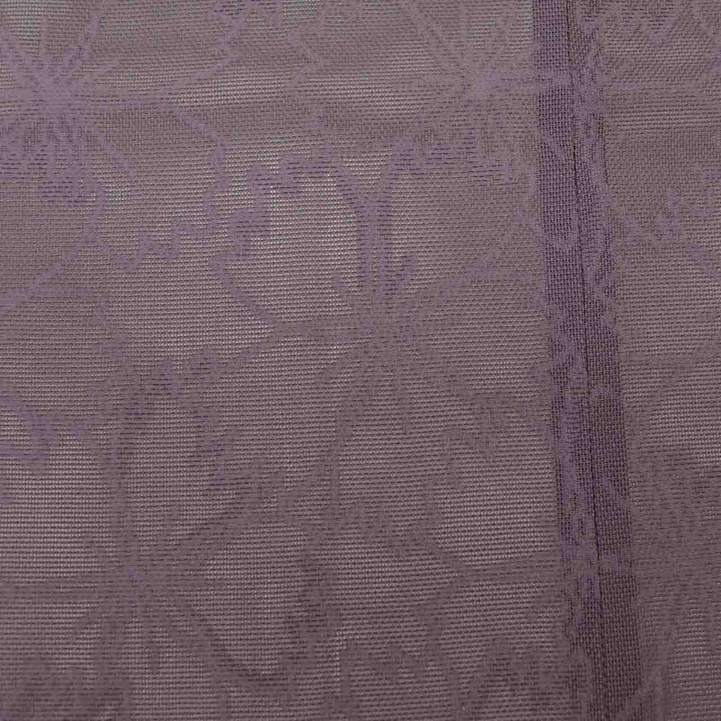 Vintage Japanese Kimono | Summer Dochungi Coat | Purple Silk Sha | Floral | Long | Sustainable | uu0627b