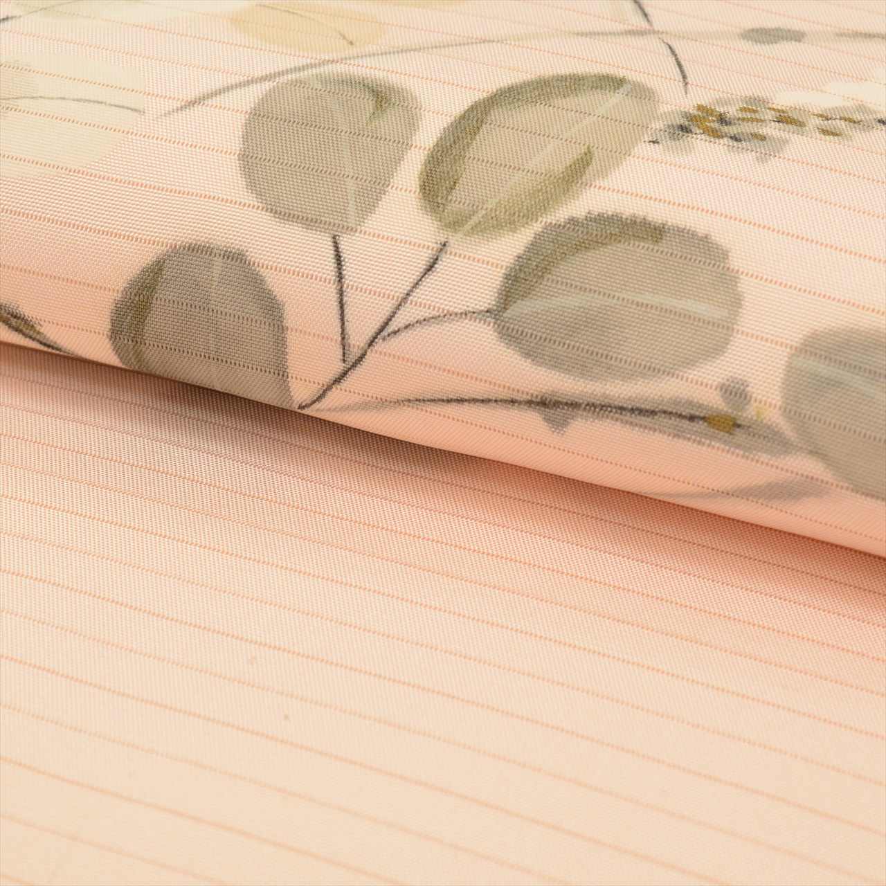 Vintage Japanese Obi | Summer Nagoya Obi | Pink Silk Ro | Hagi Bush Clover | Ink Painting | Artist Signed | Sustainable | uu0711b