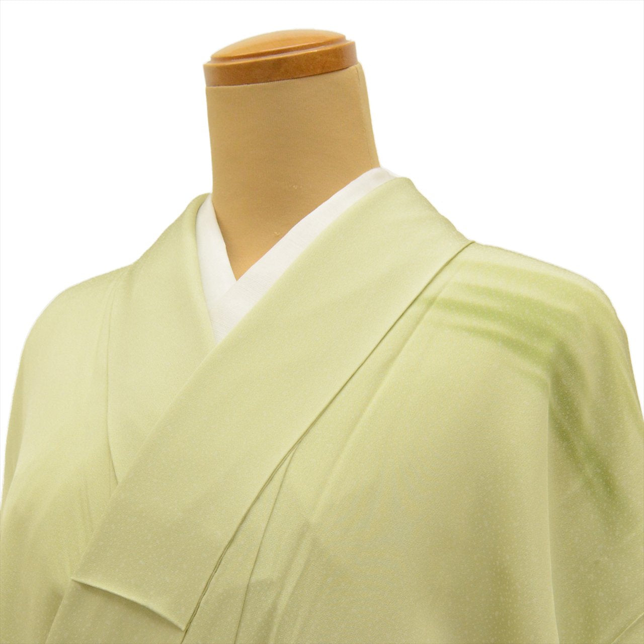 Vintage Japanese Kimono | Tsukesage | Green Silk Tango Chirimen | Bokashi Ombre | Unlined | Petite Size S | Sustainable | uu0791b
