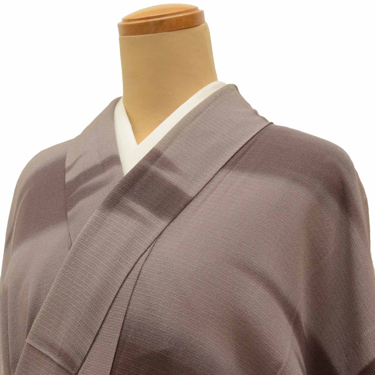 Vintage Japanese Kimono | Summer Tsukesage | Purple Gray Silk Ro | Rabbit Pattern | Size L | Sustainable | uu0905b