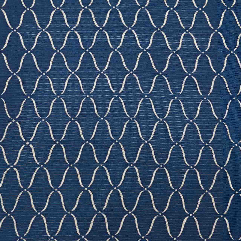 Vintage Japanese Kimono | Summer Komon | Navy Silk Ro | Net Pattern | Petite Size S | Sustainable | uu0918b