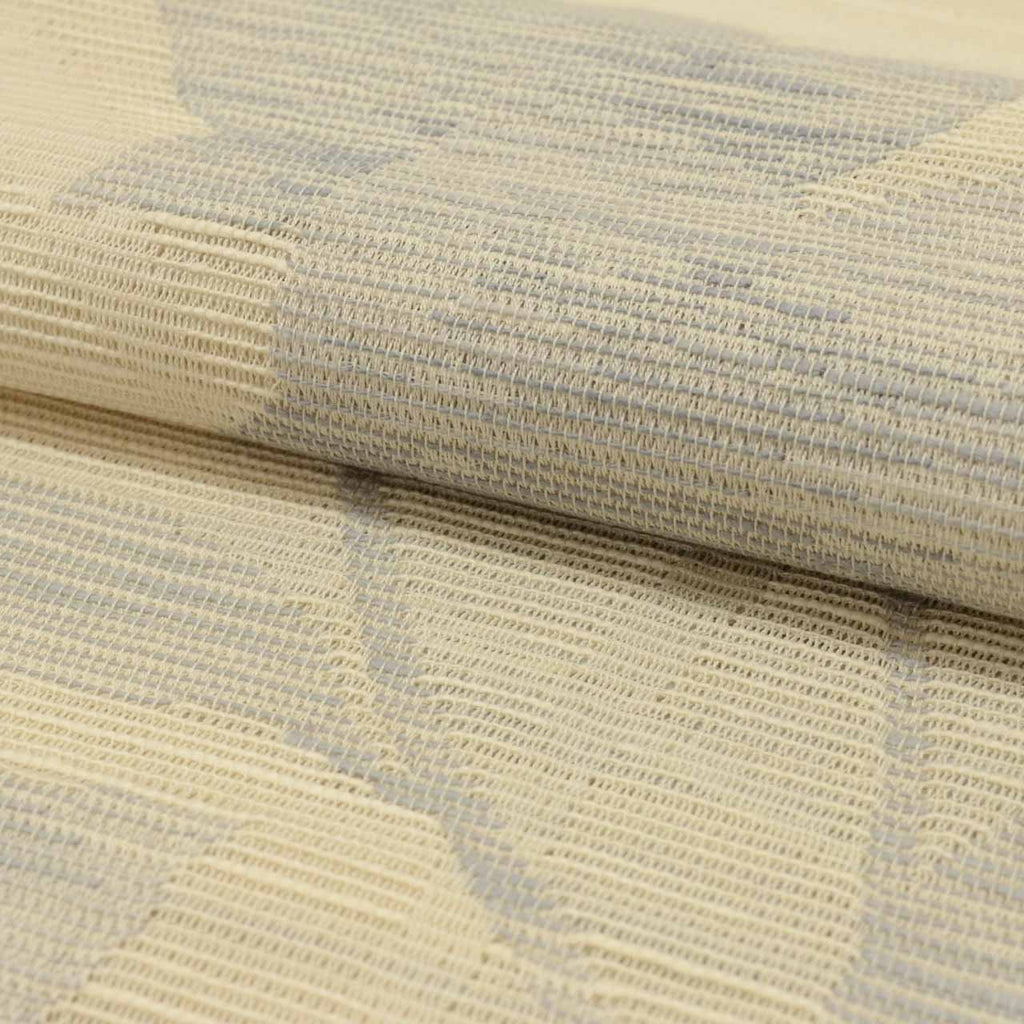 Vintage Japanese Obi | Summer Nagoya Obi | Beige Silk Sha | Floral | Eight-sun | Sustainable | uu0934b