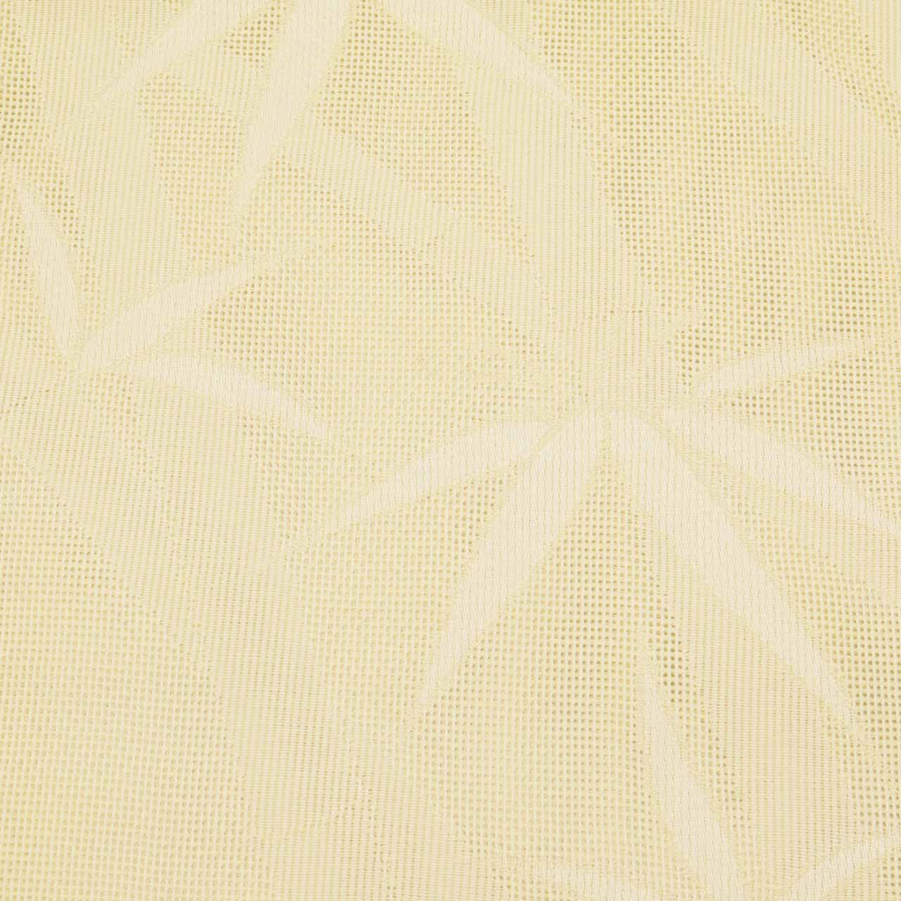 Vintage Japanese Obi | Summer Nagoya Obi | Cream Synthetic Sha | Bamboo Pattern | Eight-sun | Sustainable | uu0936b