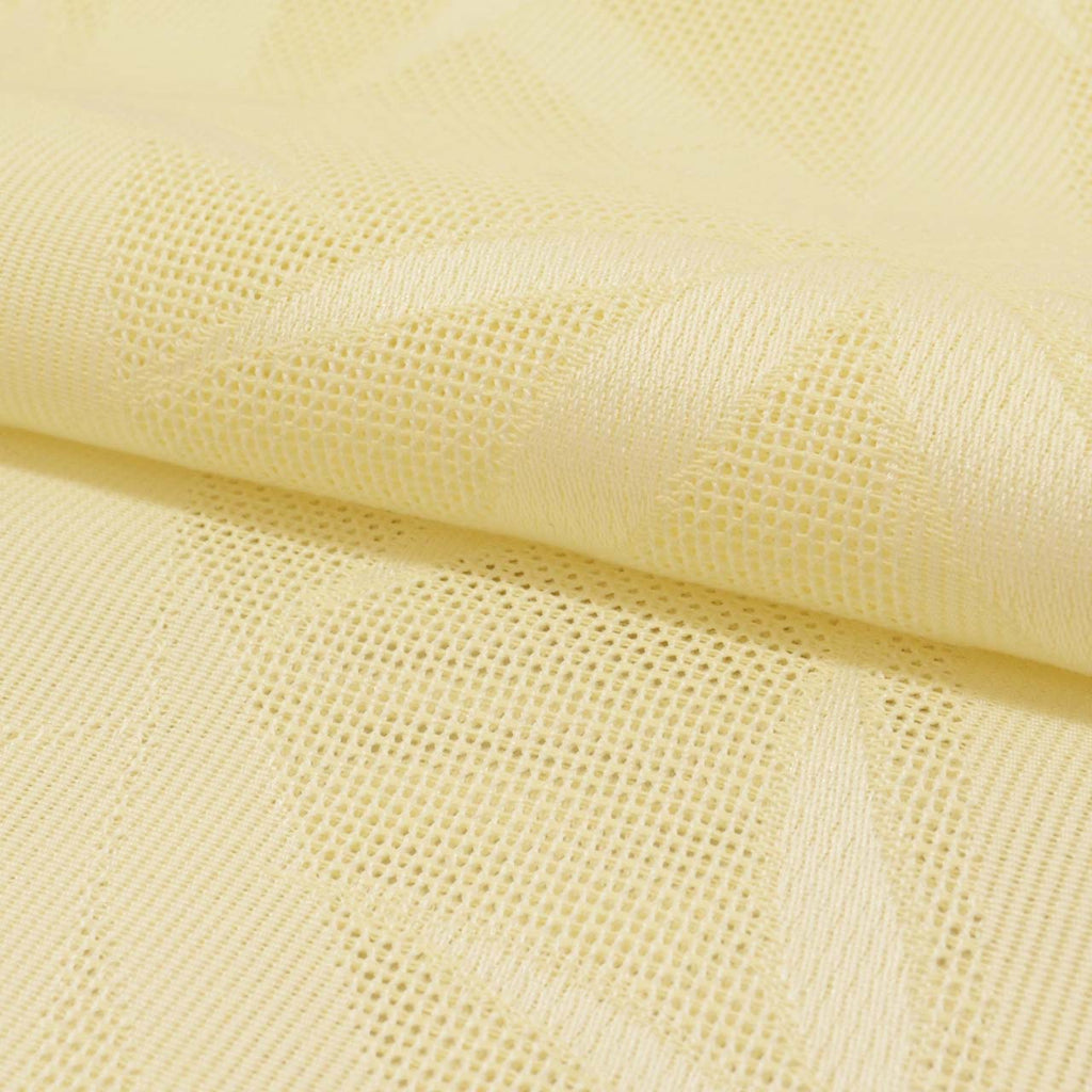Vintage Japanese Obi | Summer Nagoya Obi | Cream Synthetic Sha | Bamboo Pattern | Eight-sun | Sustainable | uu0936b