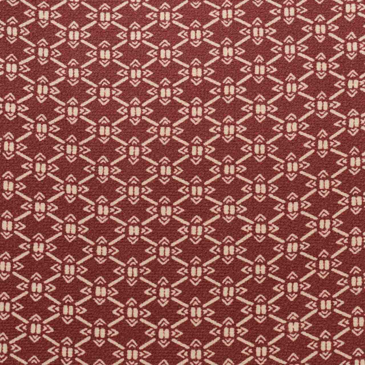 [Used] Recycled Kimono, Komon style, Lined, Pure Silk, Ready-made, Sleeve length 65.0cm (25.6in), Body length 160.0cm (63.0in), Size M, Brown, Diamond pattern, Crepe fabric, uu0961b 