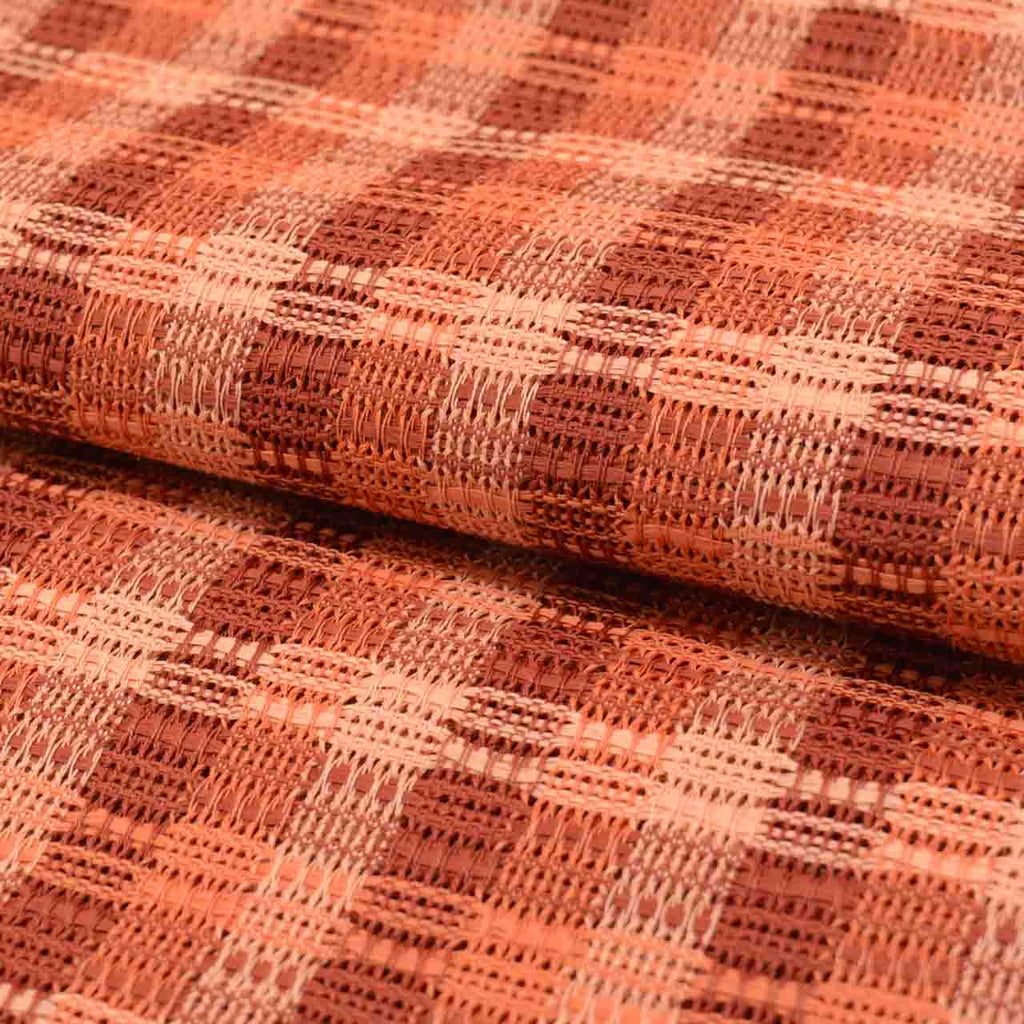 Vintage Japanese Obi | Summer Nagoya Obi | Brown Linen Sha | Stripe | Eight-sun | Excellent | Sustainable | uu0975b