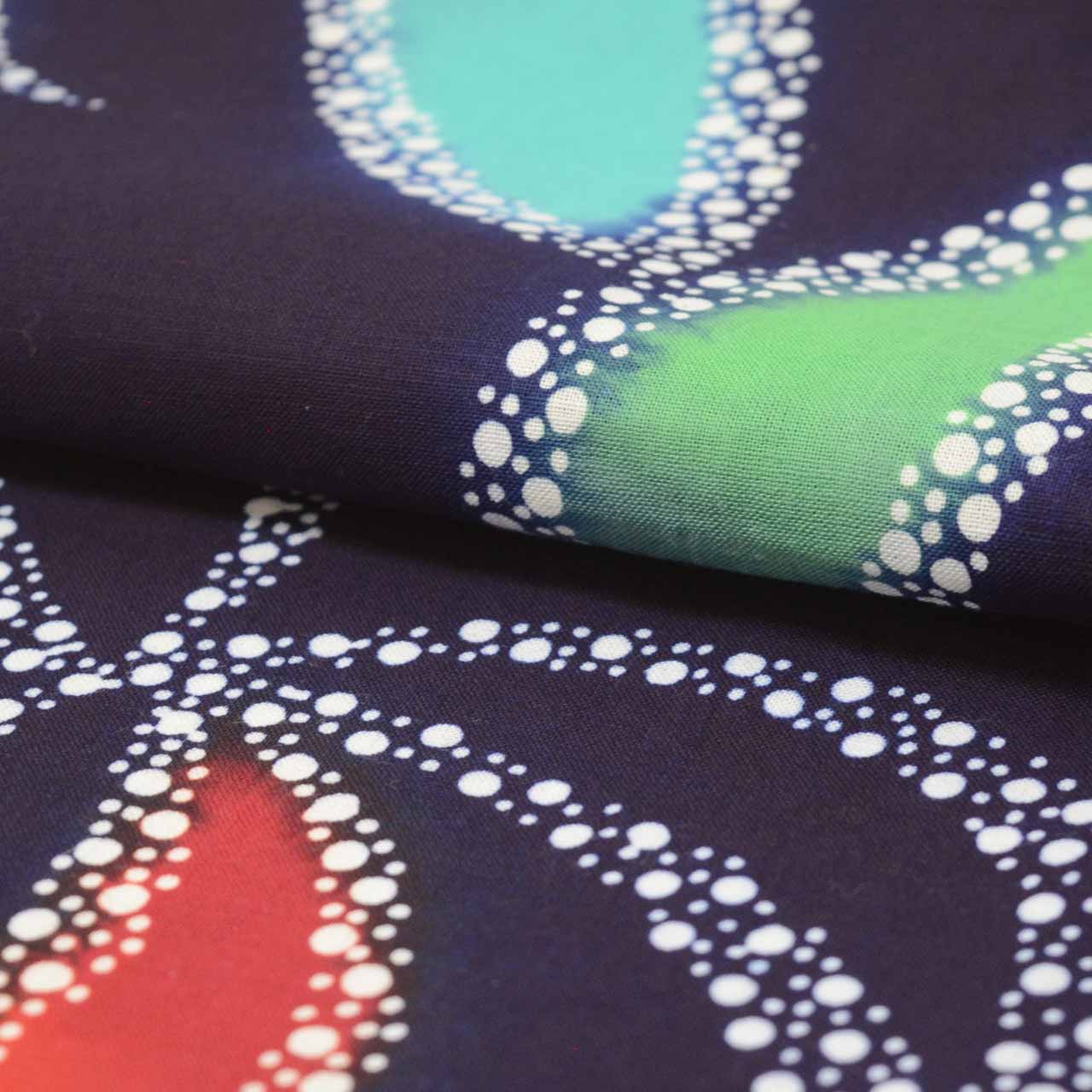 Vintage Japanese Yukata | Women's Yukata | Navy Cotton | Floral Pattern | Koma-ji Chuzome | Excellent | Size M | Sustainable | uu0989b