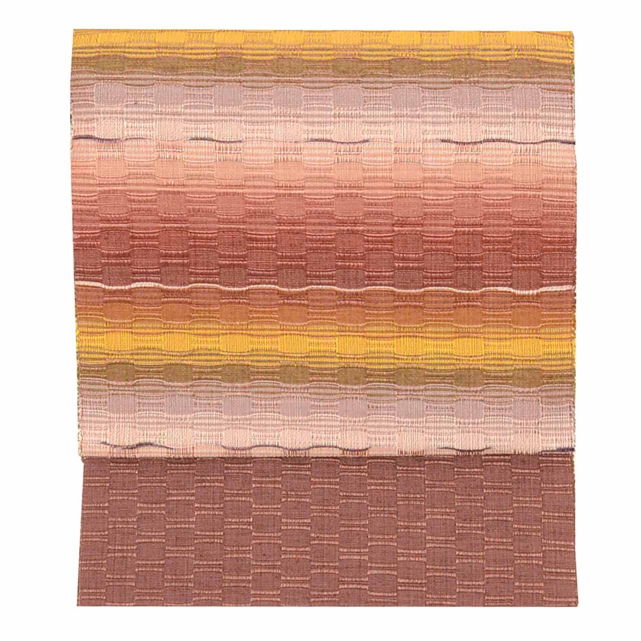 Vintage Japanese Obi | Nagoya Obi | Shuri Hana-ori | Purple Silk | Bokashi Ombre | Sou-Roton Weave | Eight-sun | Sustainable | uu1002b