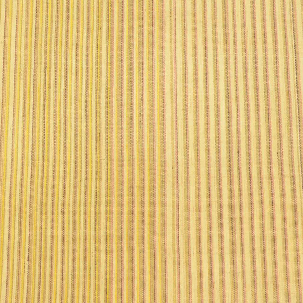 Vintage Japanese Obi | Nagoya Obi | Miyako Jofu Linen | Beige | Stripe | Hand-woven | Nine-sun | Full-length | Sustainable | uu1004b