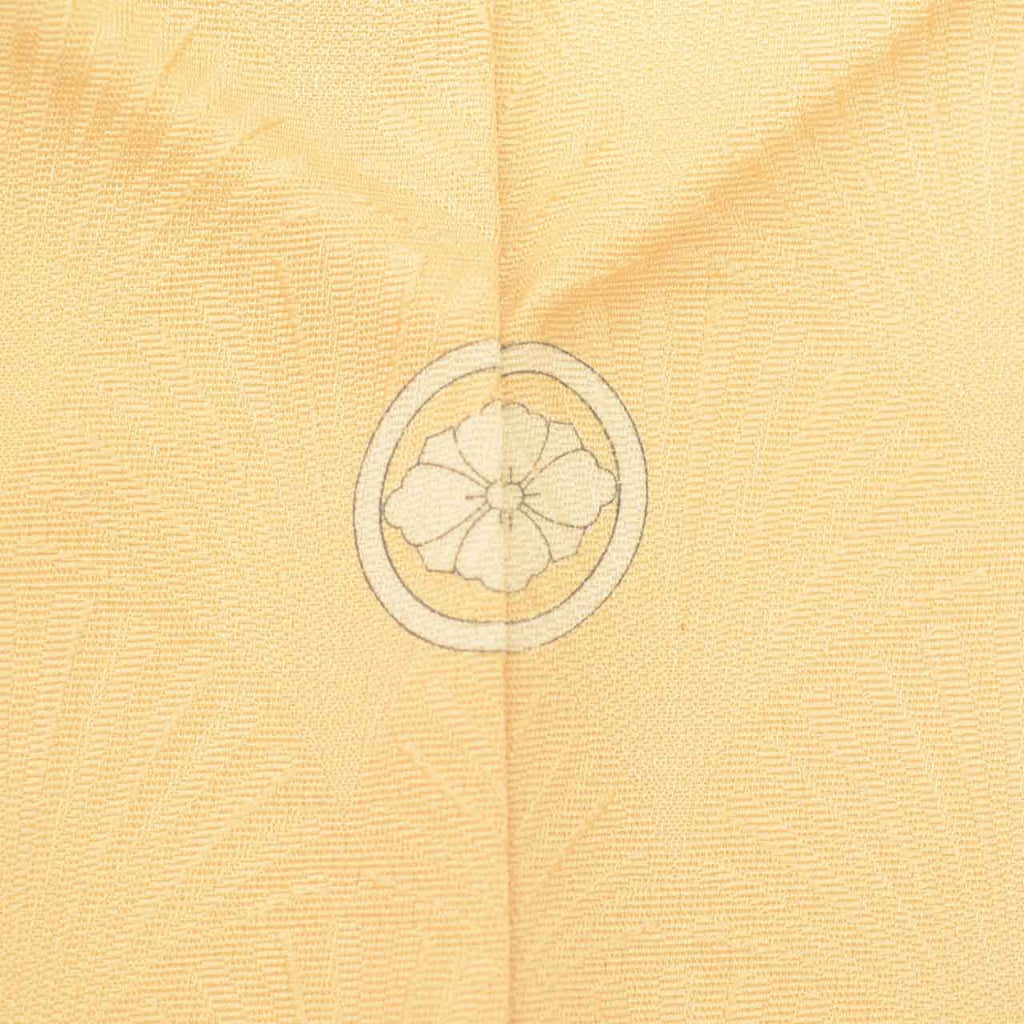 Vintage Japanese Kimono | Tsukesage | Brown Silk | Cloud-take Pattern | One Crest | Petite Size S | Sustainable | uu1036b