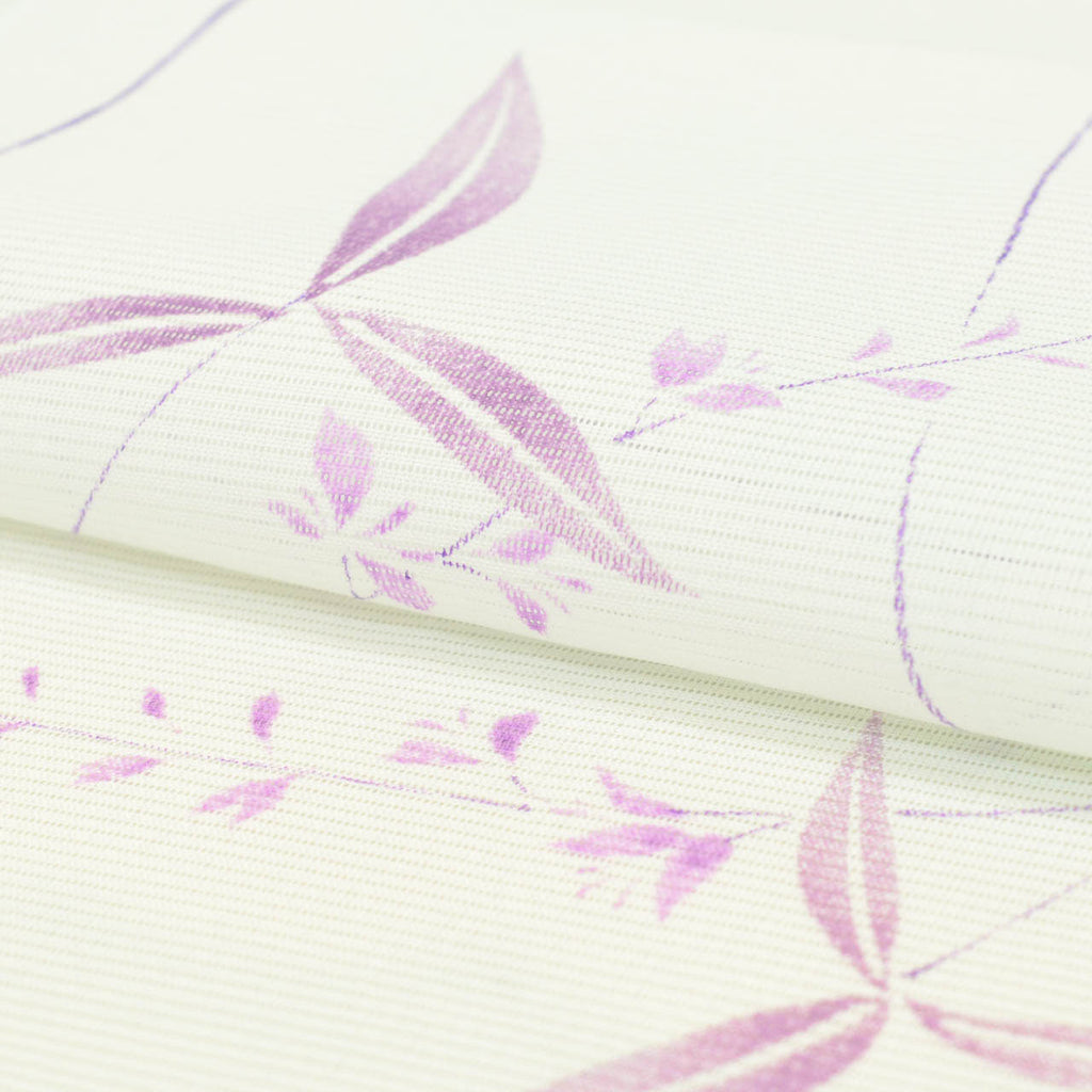 Vintage Japanese Kimono | Summer Komon | Blue Synthetic Ro | Botanical Ombre | Washable | Size M | Sustainable | uu1075b