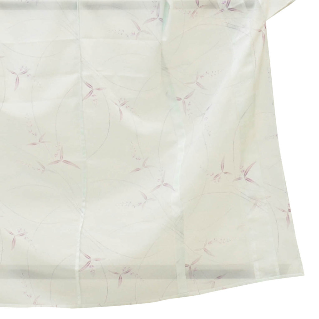 Vintage Japanese Kimono | Summer Komon | Blue Synthetic Ro | Botanical Ombre | Washable | Size M | Sustainable | uu1075b