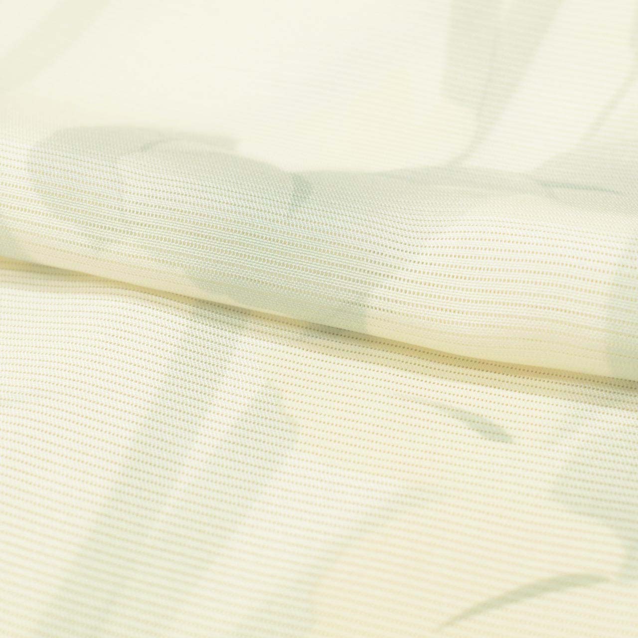 Vintage Japanese Kimono | Summer Komon | Cream Silk Ro | Iris Pattern | Size M | Sustainable | uu1102b