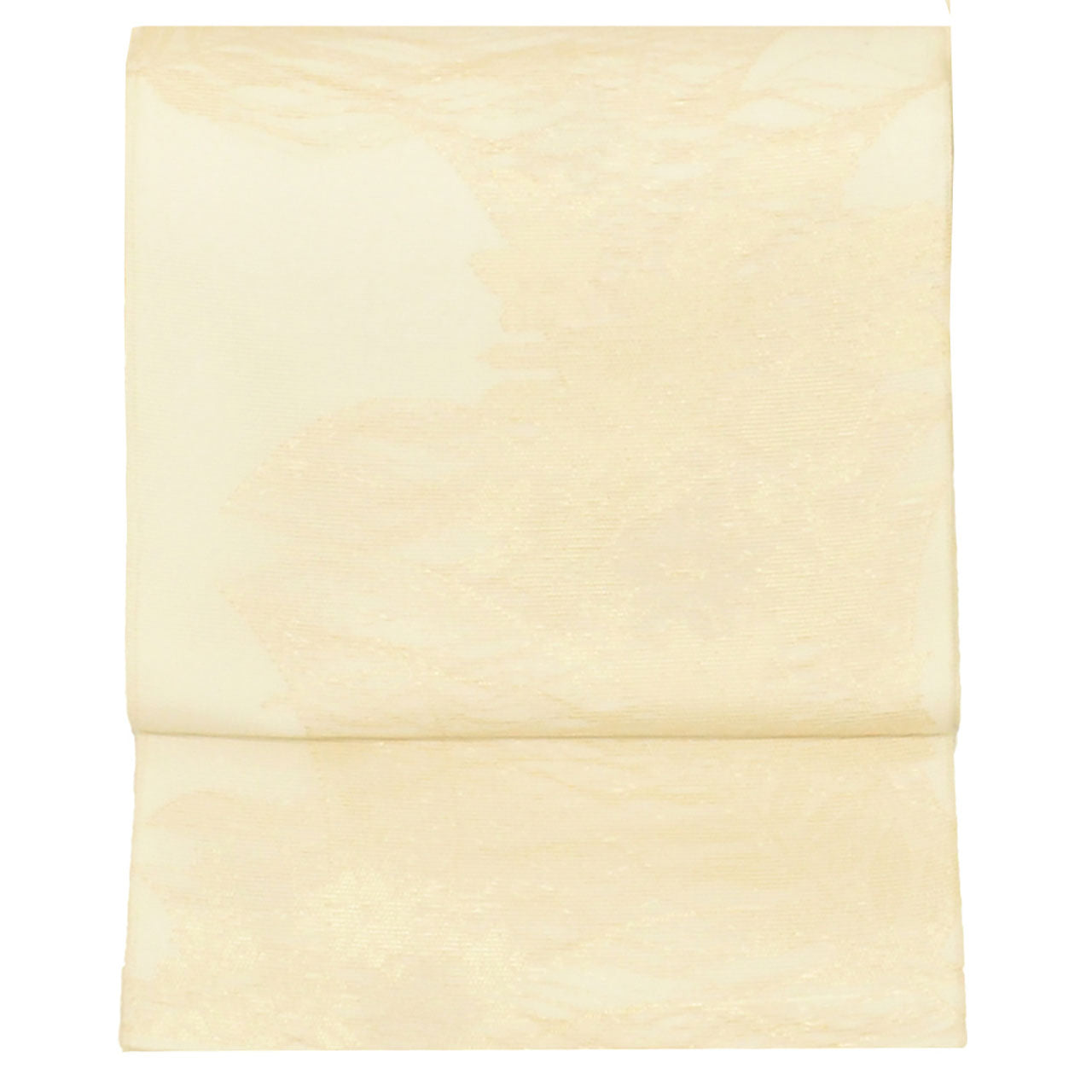 Vintage Japanese Obi | Summer Fukuro Obi | Cream Silk Ro | Botanical Floral | Gold Thread | Excellent | Sustainable | uu1106b
