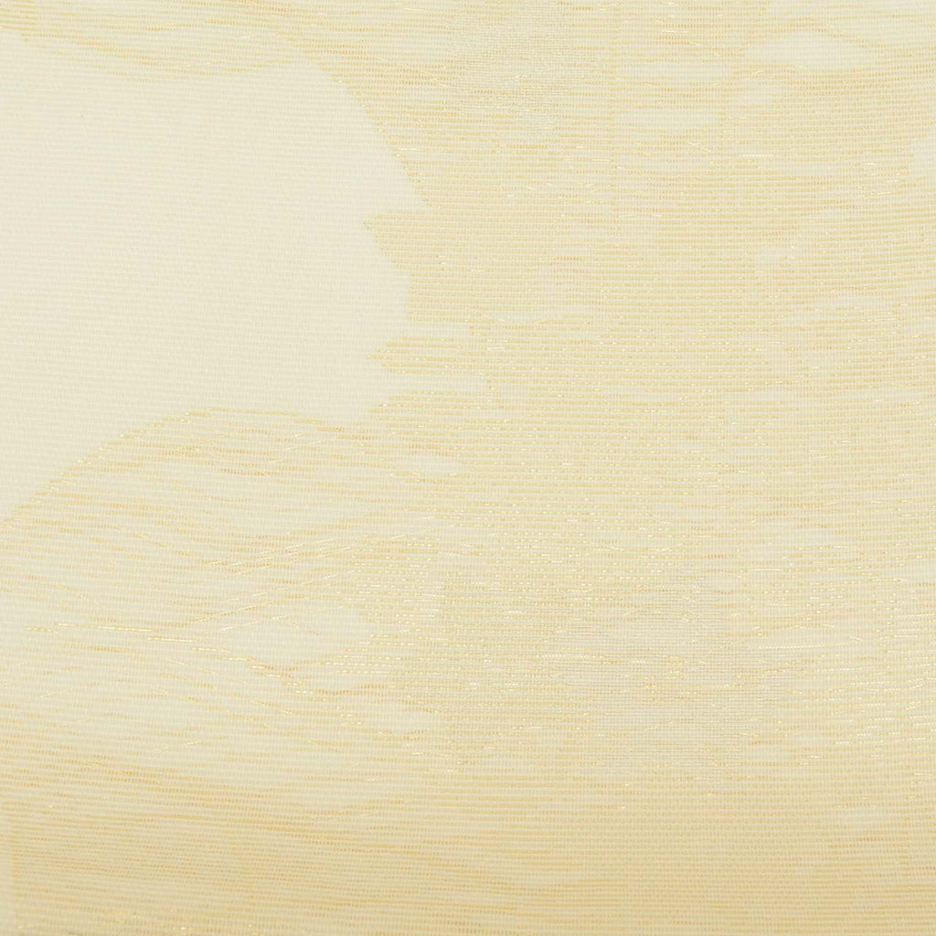 Vintage Japanese Obi | Summer Fukuro Obi | Cream Silk Ro | Botanical Floral | Gold Thread | Excellent | Sustainable | uu1106b