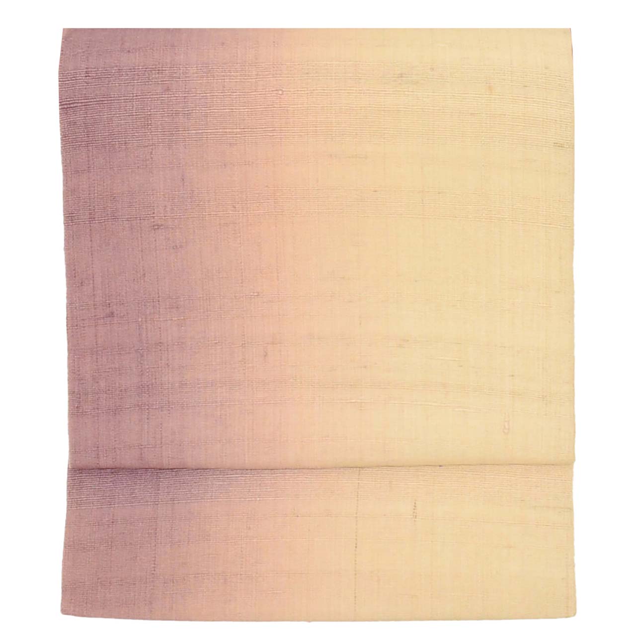 Vintage Japanese Obi | Nagoya Obi | White Purple Silk Tsumugi | Bokashi Pattern | Casual | Sustainable | uu1115b