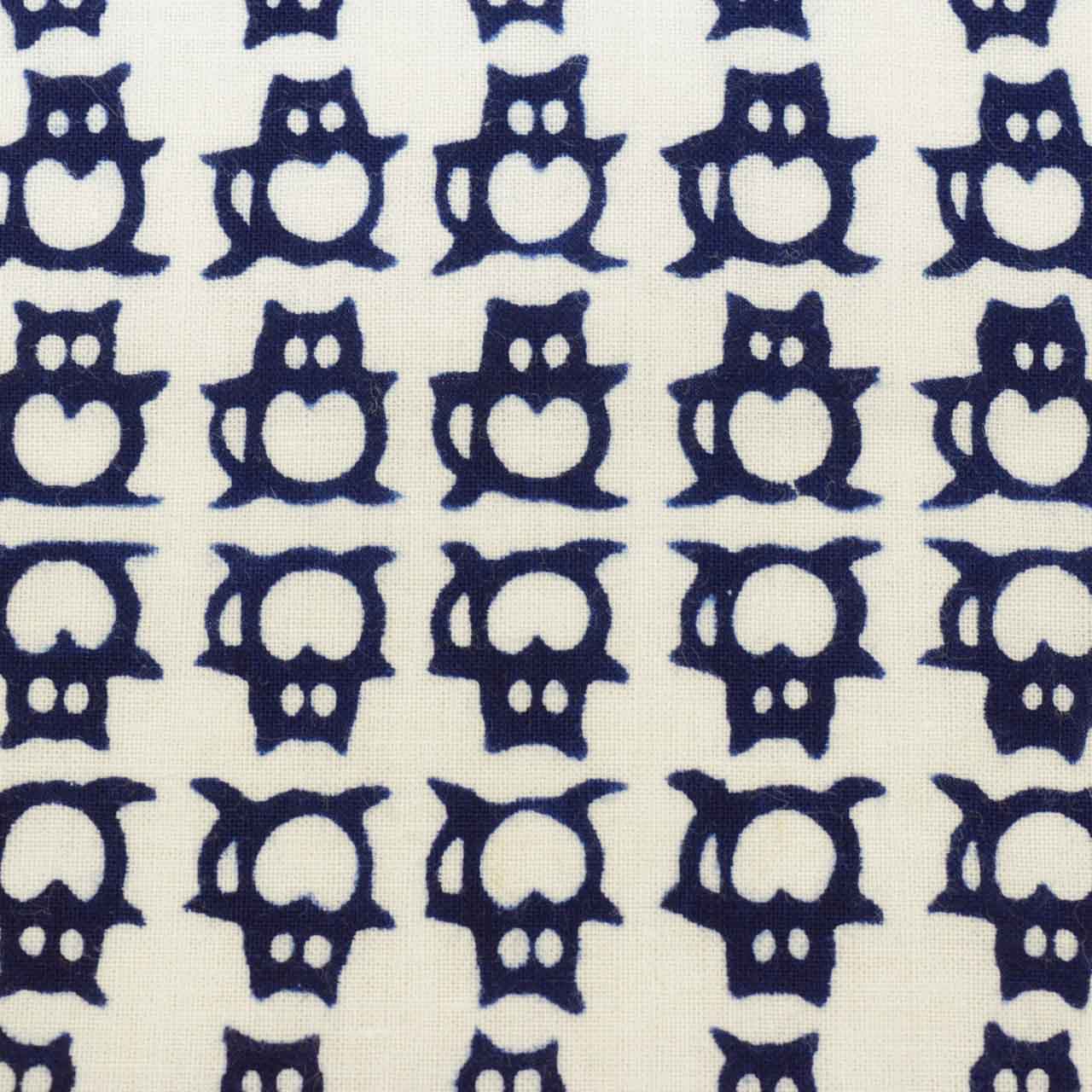 Vintage Japanese Yukata | Boy's Yukata | White Cotton | Tanuki Raccoon Dog Pattern | Kids Size 120 | Sustainable | uu1205b